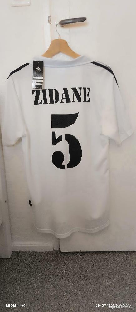 Football - Maillot Real Madrid centenaire floqué zidane - photo 2