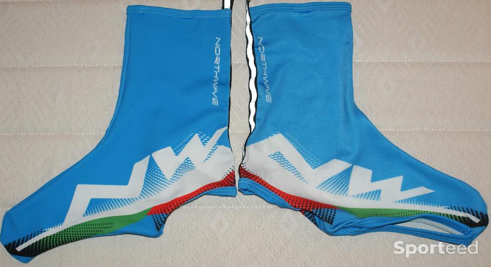 Vélo route - Surchaussures vélo - ' Northwave' - bleues - xl - neuves - photo 1