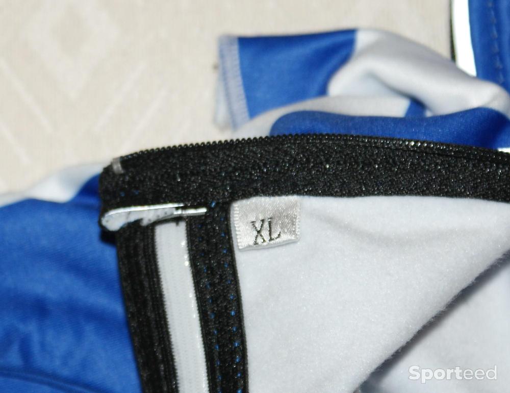 Vélo route - Surchaussures vélo, sans marque, neuves, taille xl - bleues/blanches - photo 3