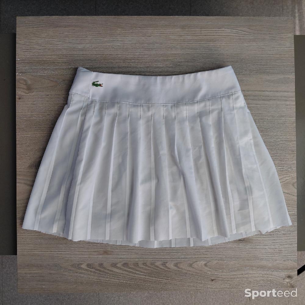 Golf - Jupe de tennis Lacoste Sport blanche – taille 38 (convient 36) - photo 3