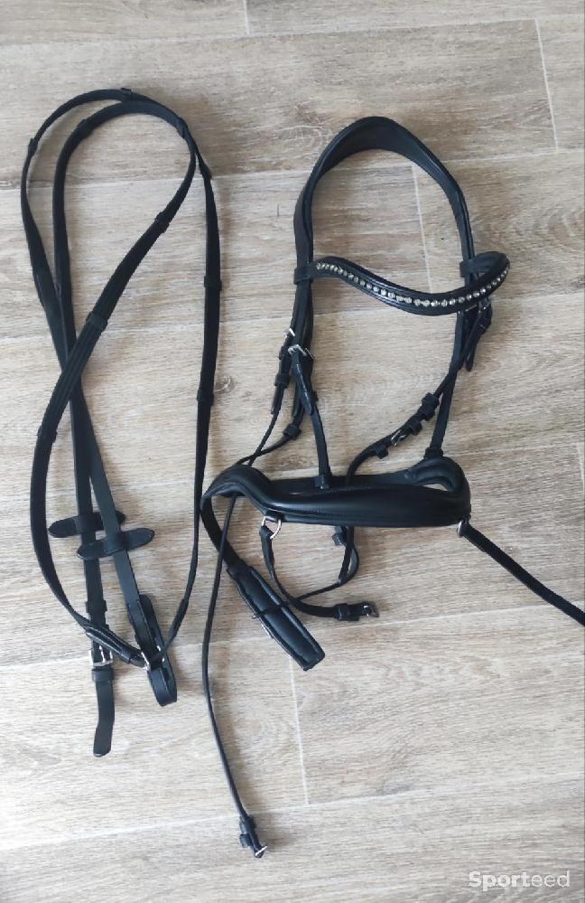 Equitation - Filet Waldhausen Xline New shape noir taille cob  - photo 1