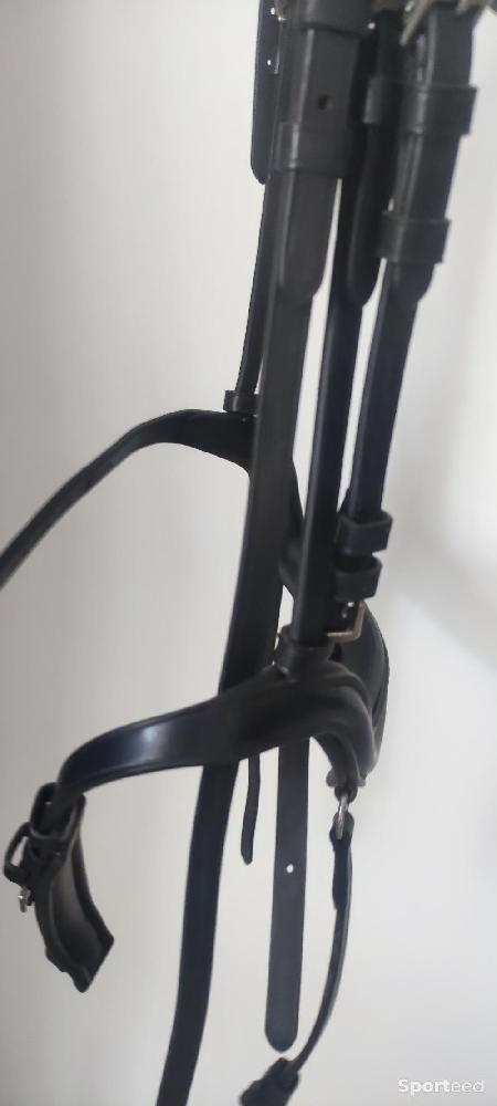 Equitation - Filet Waldhausen Xline New shape noir taille cob  - photo 3