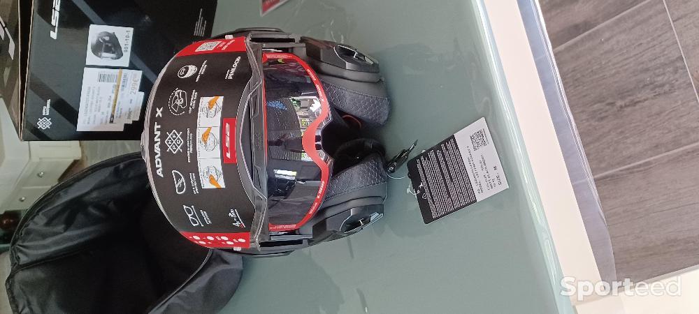 Moto route - Casque modulable  LS2 - Casque FF901 Advant X Solid Noir Mat - photo 3