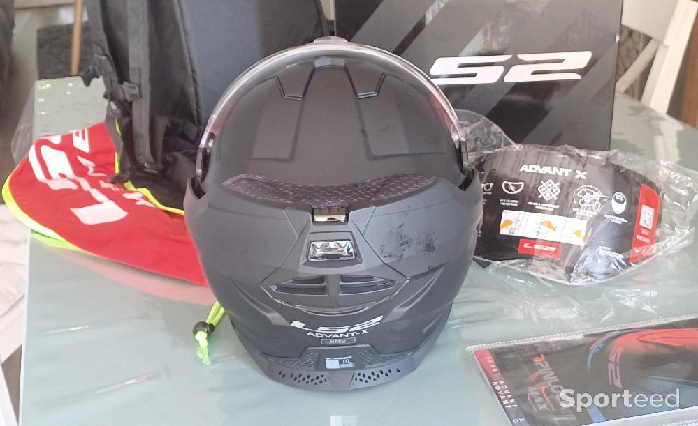 Moto route - Casque modulable  LS2 - Casque FF901 Advant X Solid Noir Mat - photo 4