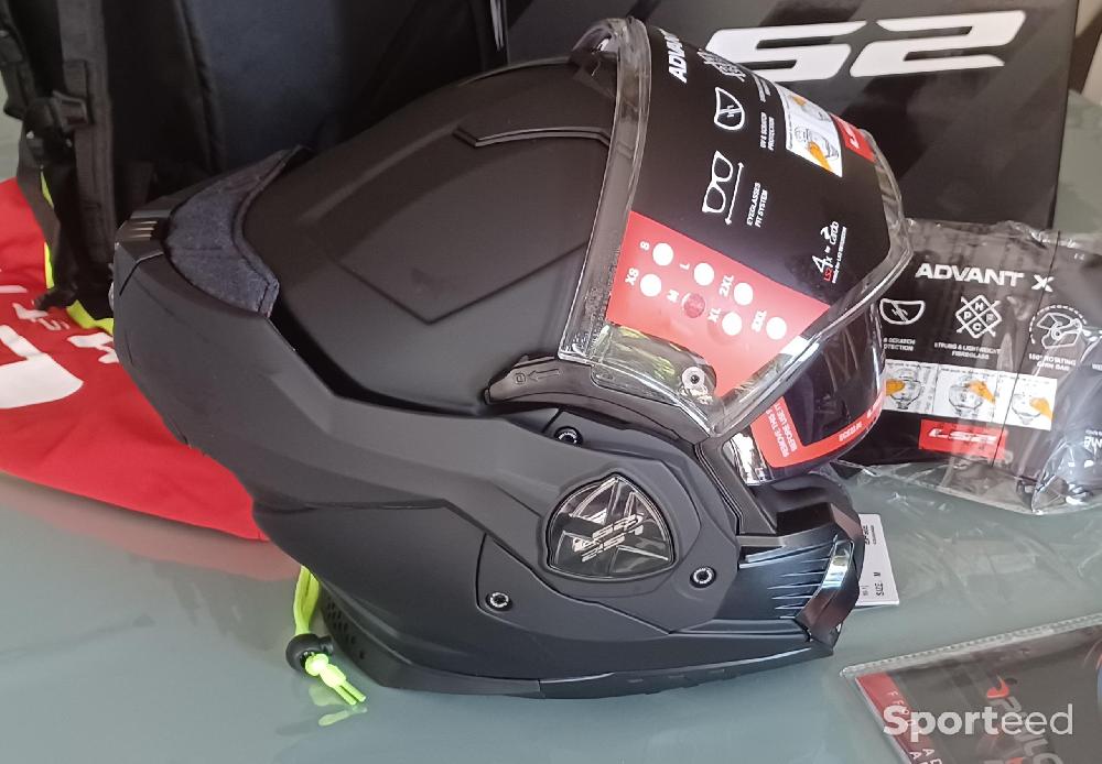 Moto route - Casque modulable  LS2 - Casque FF901 Advant X Solid Noir Mat - photo 5