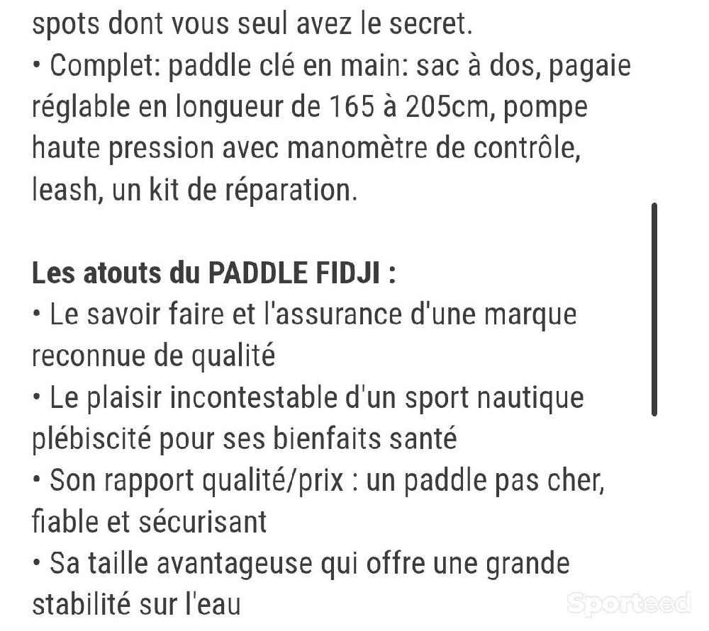 Nautisme - Pack stand up paddle Fidji  - photo 4