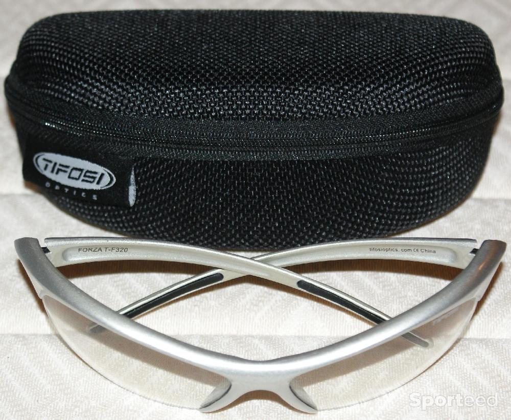 Vélo route - Lunettes de sport - marque 'TIFOSI' - modèle 'FORZA T' - argent - photo 4