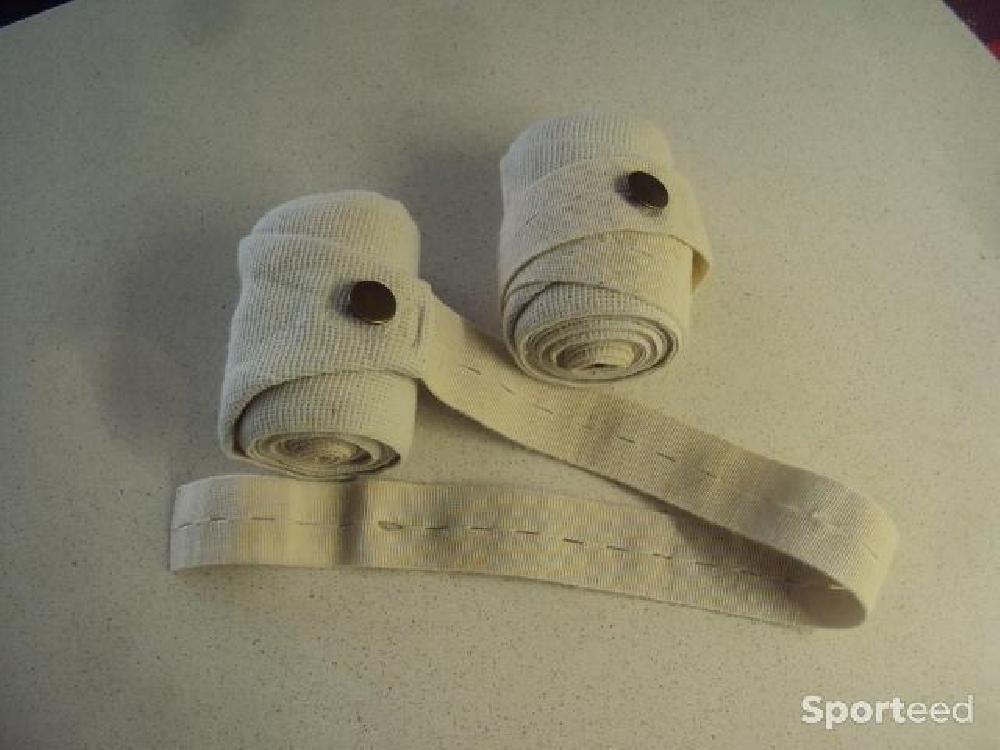 Equitation - paire de bandes de travail à boutons - taille cheval - photo 1