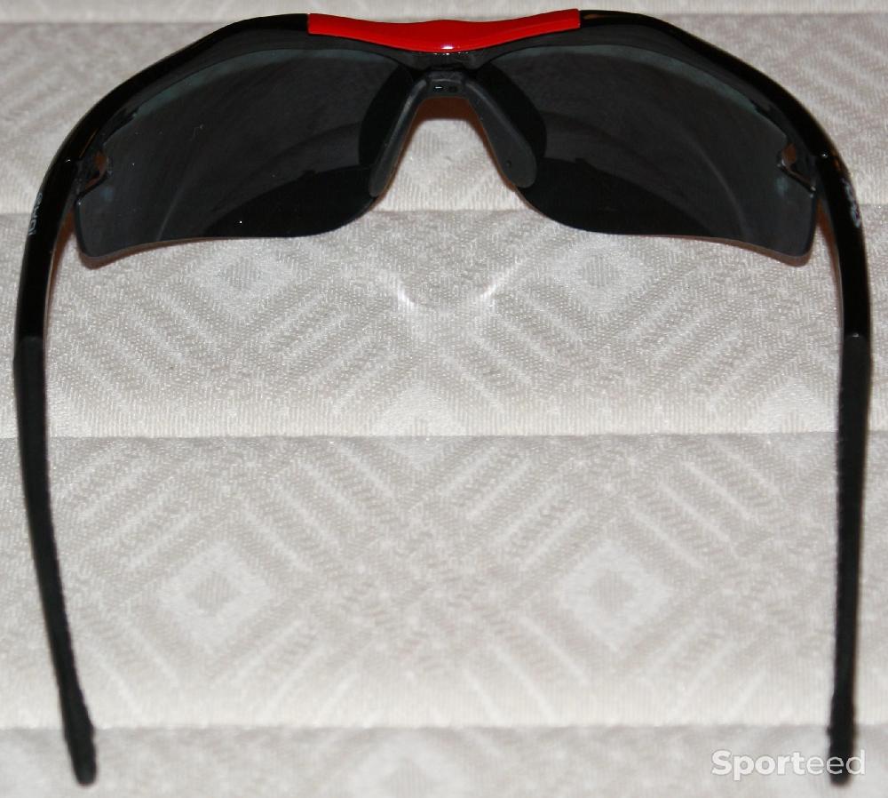 Vélo route - Lunettes de sport - 'EKOI' - noires et rouges - photo 2