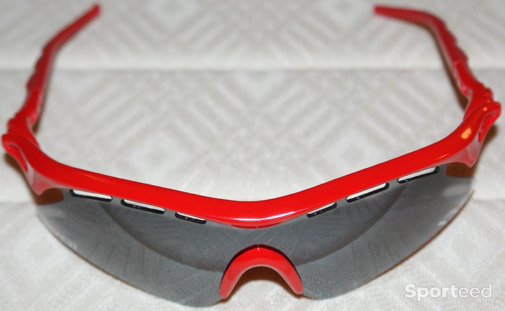 Vélo route - Lunettes de sport - 'EKOI' - modèle 'SUPER CORSA' - rouges - photo 1