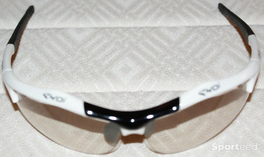 Vélo route - Lunettes de sport - 'EKOI' - blanches/noires - photo 1
