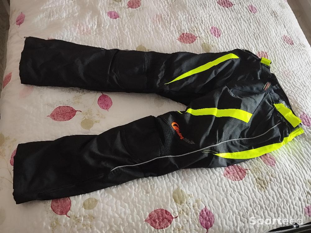 Moto route - Pantalon moto réfléchissant avec renfort - photo 3