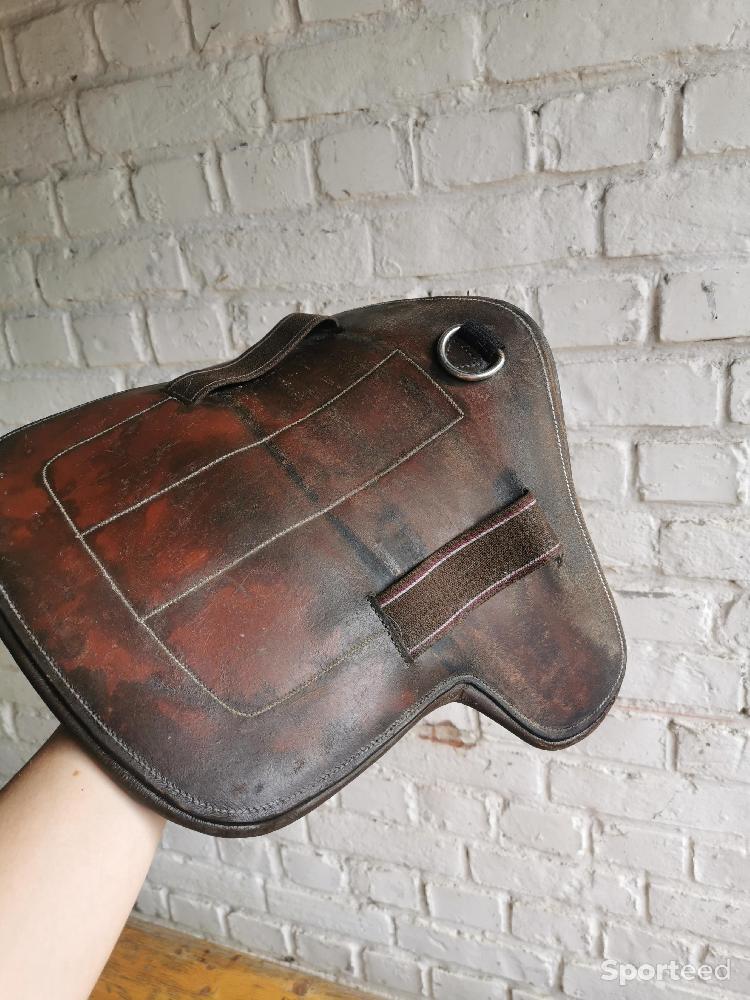 Equitation - Bavette amovible cuir - photo 1