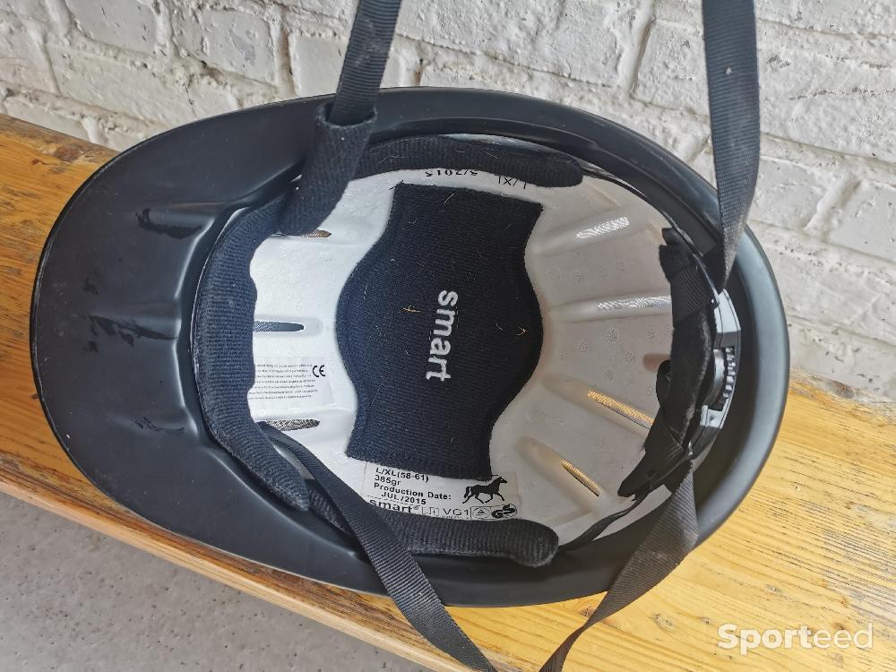 Equitation - Casque Smart noir mat - photo 4