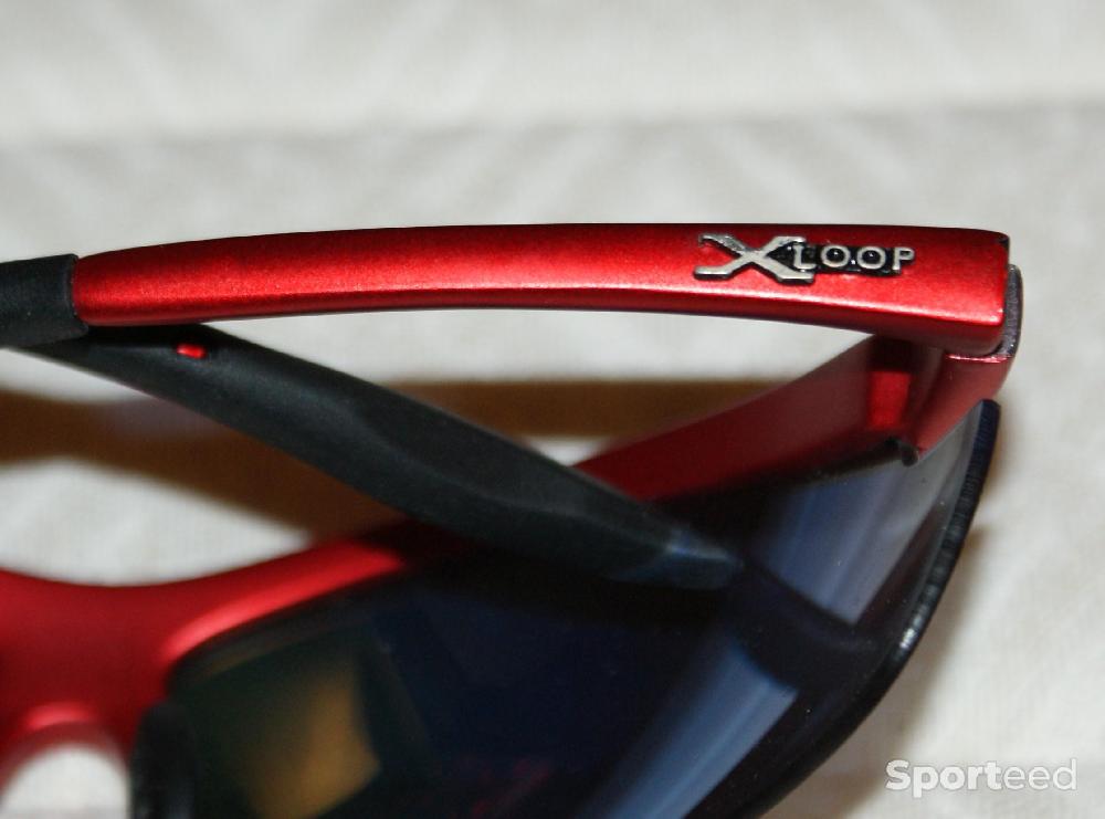 Vélo route - Lunettes de sport - 'XLOOP' - rouges - photo 3