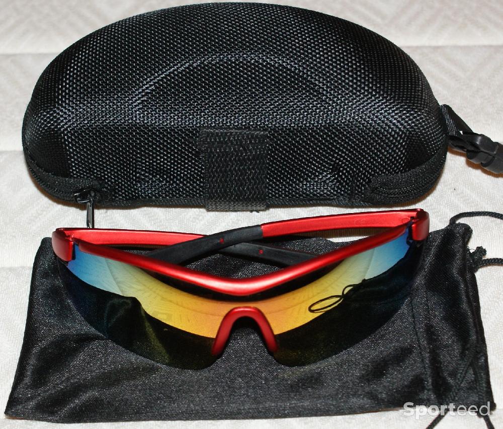 Vélo route - Lunettes de sport - 'XLOOP' - rouges - photo 4