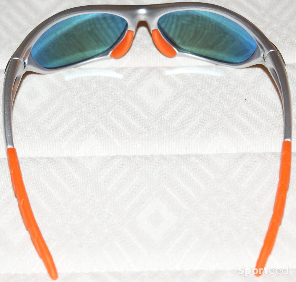 Vélo route - Lunettes de sport - sans marque - grises/oranges - photo 2