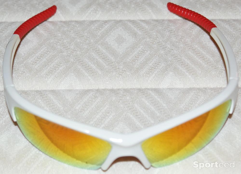 Vélo route - Lunettes de sport - 'UVEX' - blanches/rouges - photo 1