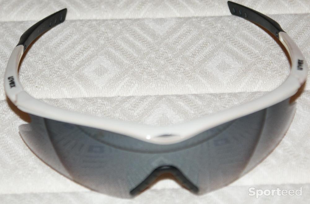 Vélo route - Lunettes de sport - 'UVEX' - blanches/noires - photo 1