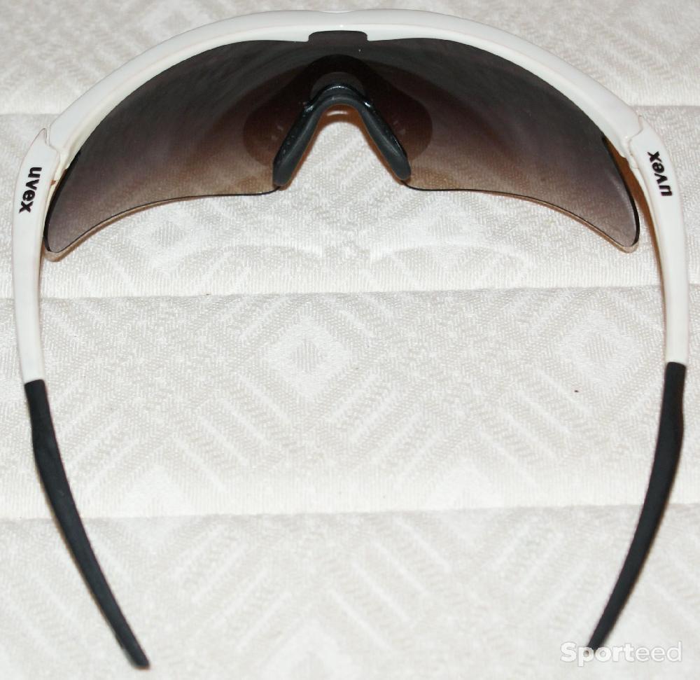 Vélo route - Lunettes de sport - 'UVEX' - blanches/noires - photo 2