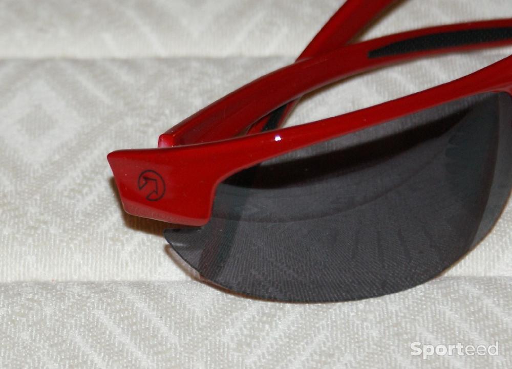 Vélo route - Lunettes de sport - 'PRO' - rouges - photo 3