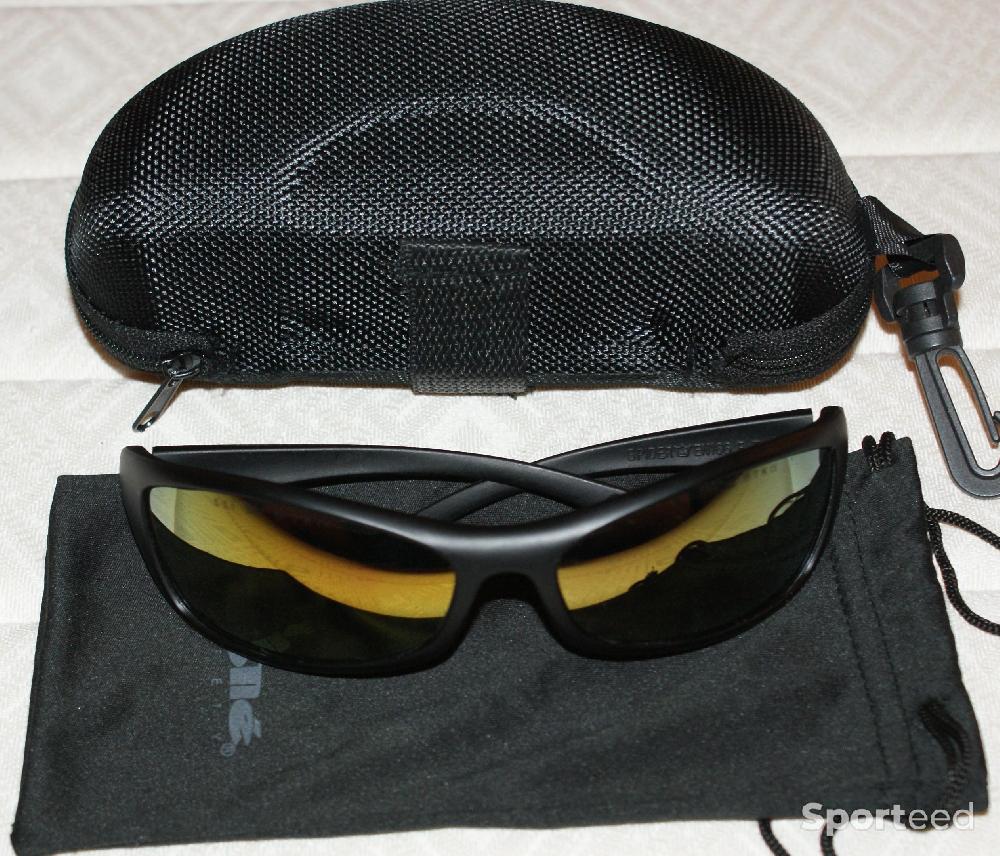 Vélo route - Lunettes de sport - 'BOLLE' - modèle 'SPIDER' - noires - photo 4