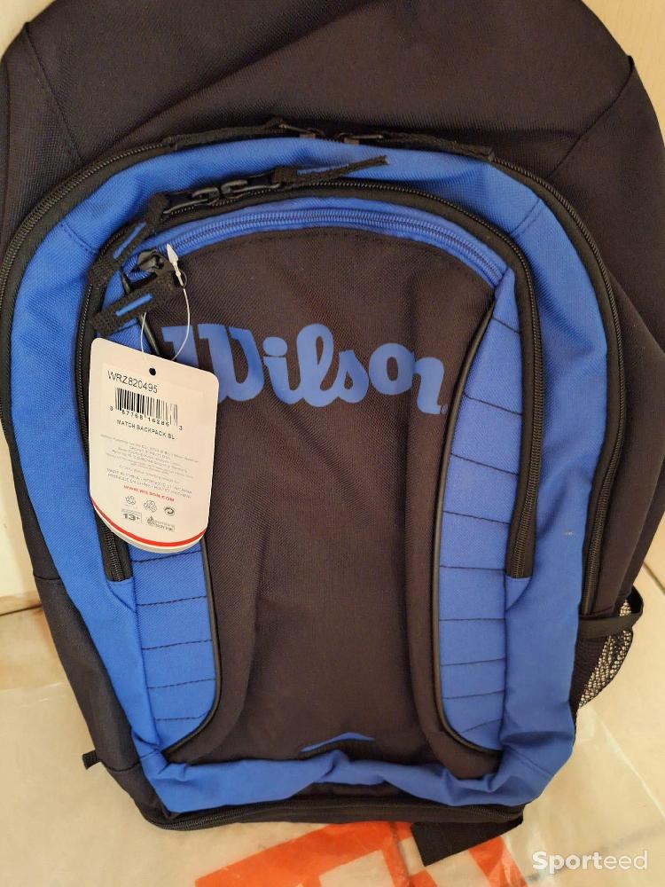 Tennis - Sac à dos de tennis Wilson bleu, neuf avec étiquette - photo 2