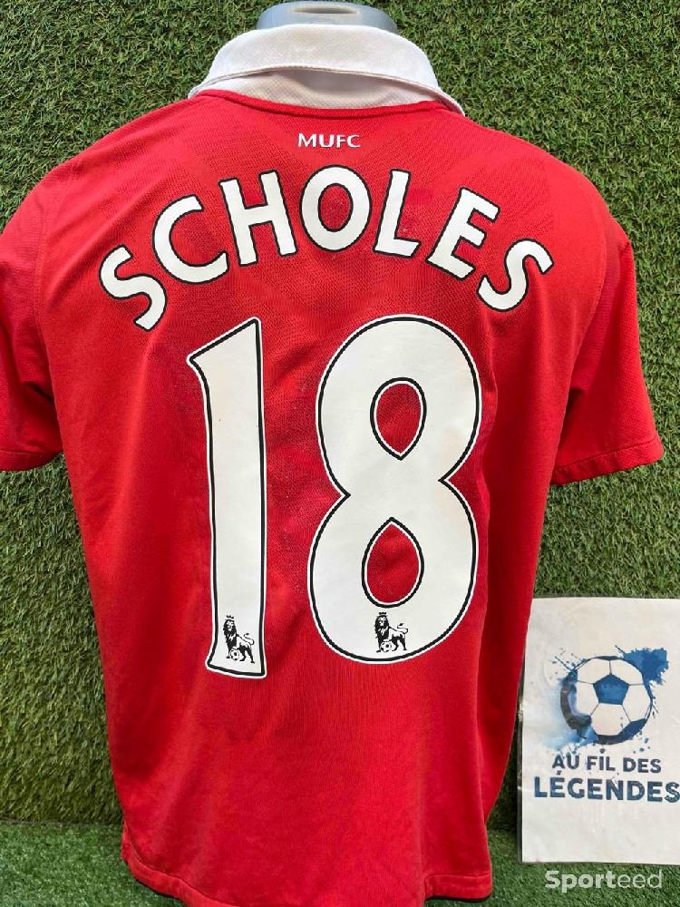 Football - Maillot Scholes Manchester United  - photo 1