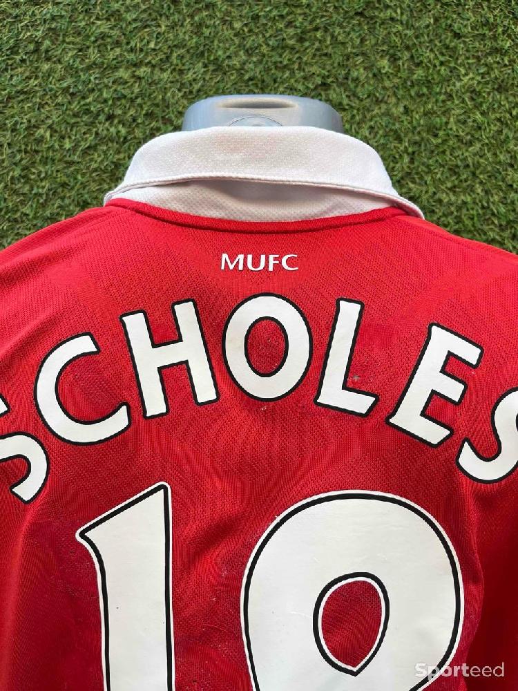Football - Maillot Scholes Manchester United  - photo 4