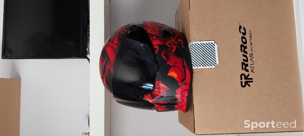 Moto route - Casque moto Ruroc Atlas 4.0  EL DIABLO  - photo 2