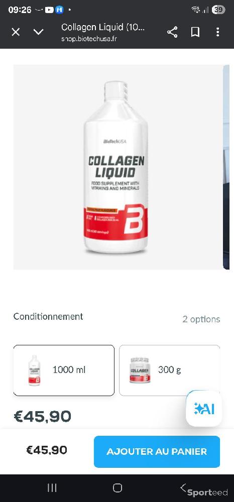 Fitness / Cardio training - Collagene liquide - photo 4