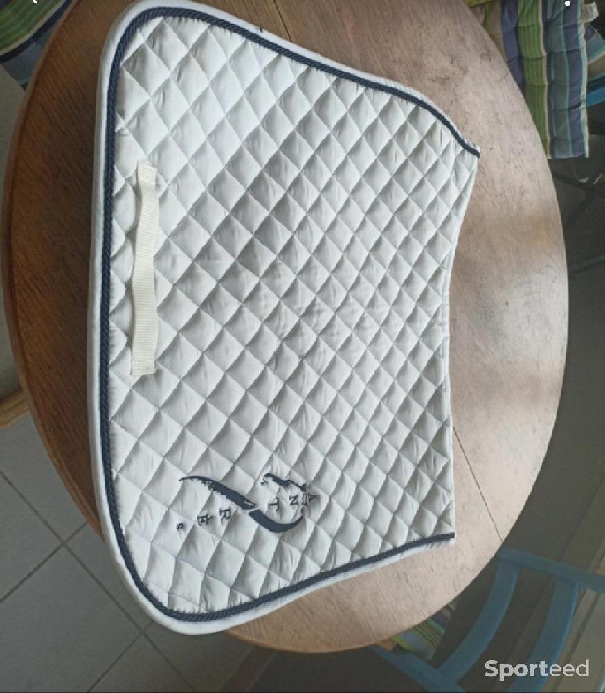 Equitation - Tapis de selle de dressage blanc - photo 2