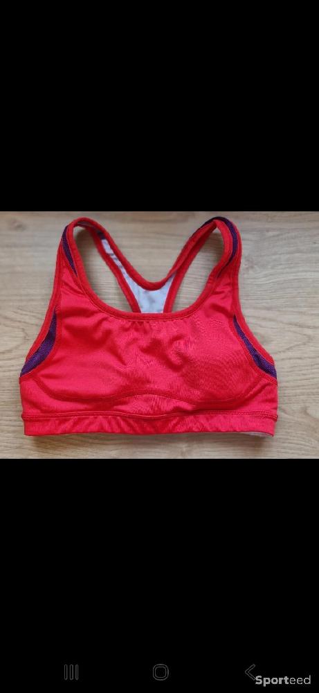 Sportswear - Brassière de sport rouge New Balance neuve taille XS  - photo 1