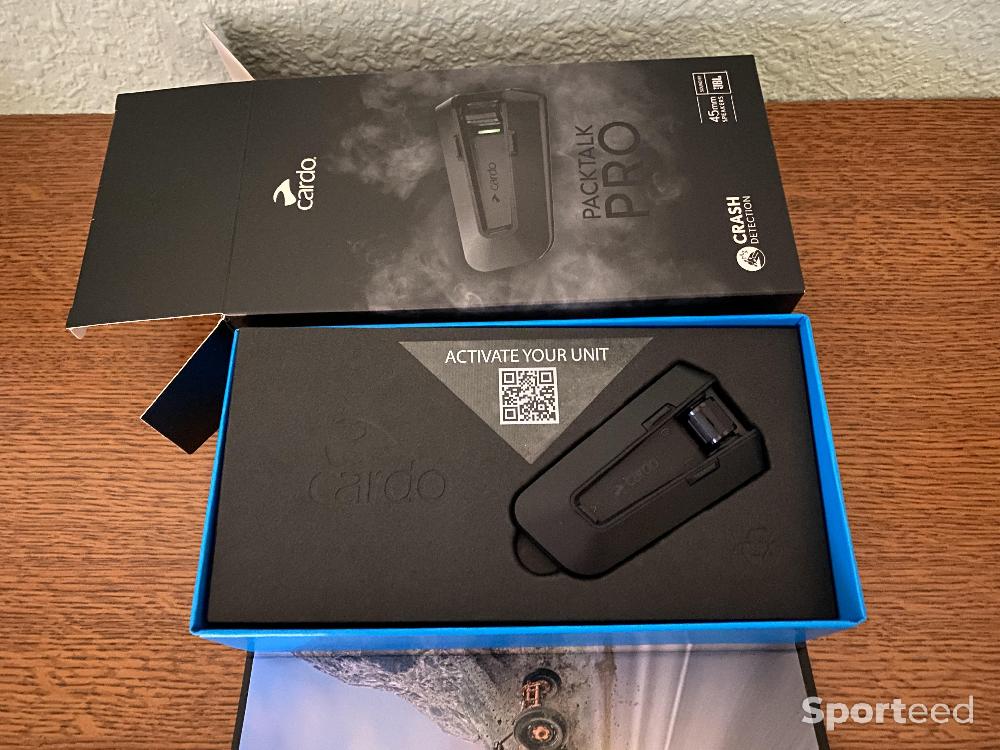 Moto route - Intercom moto Bluetooth et DMC CARDO Packtalk Pro solo neuf - photo 3
