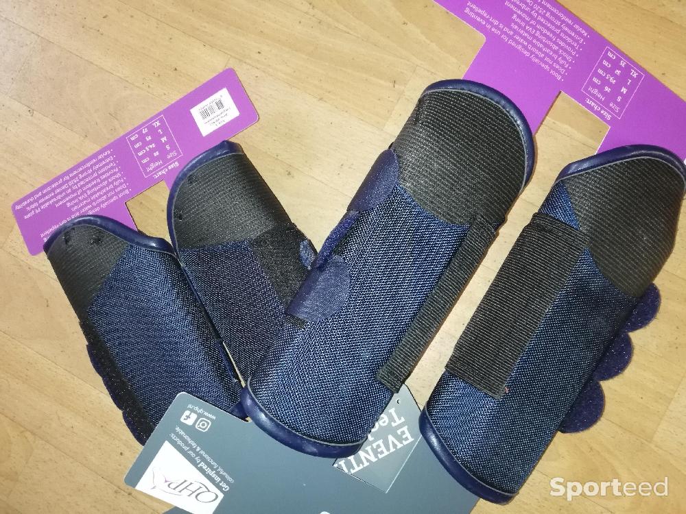 Equitation - ensemble guetres cross QHP couleur navy (bleu marine) neuf - photo 2