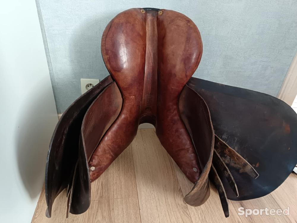Equitation - Selle mixte 18' cuir, Duprey sangle, tapis - photo 4