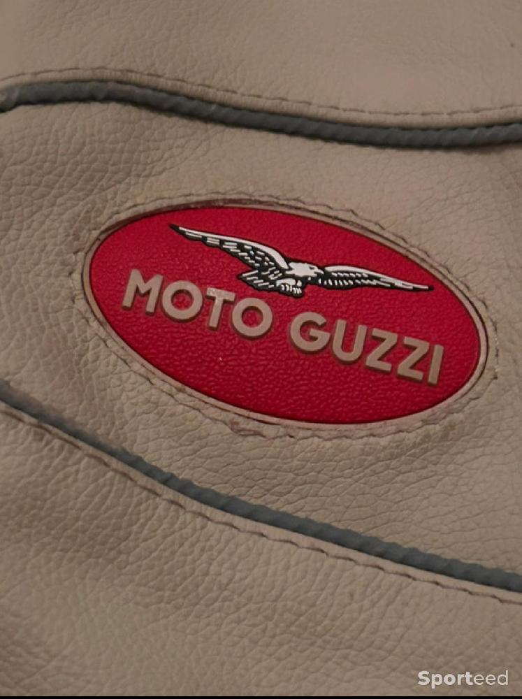 Moto route - Blouson cuire Moto Guzzi - photo 2