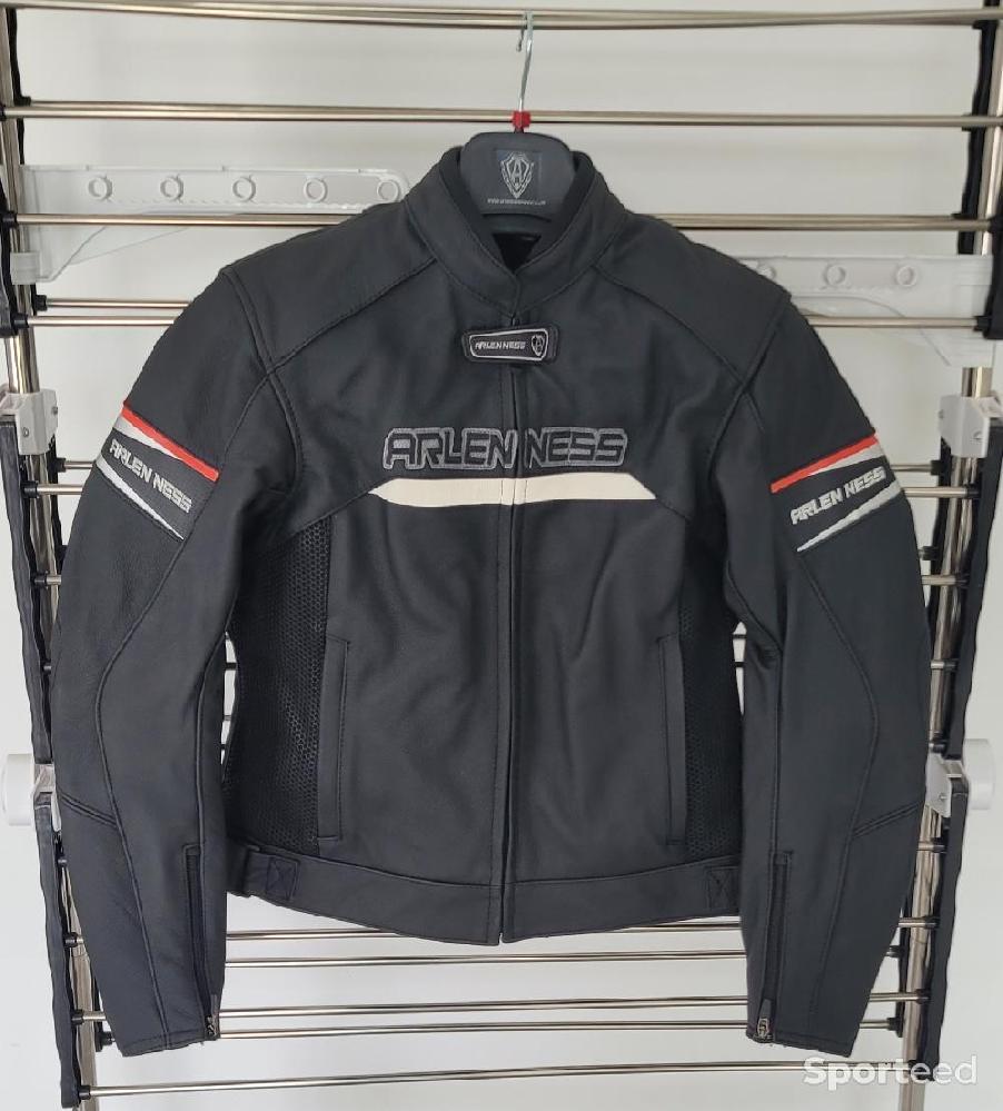 Moto route - BLOUSON CUIR - photo 2