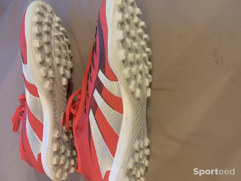 Football - ADIDAS PREDATOR PRO TF PURE VICTORY - LUCID RED/BLANC/NOIR - photo 2