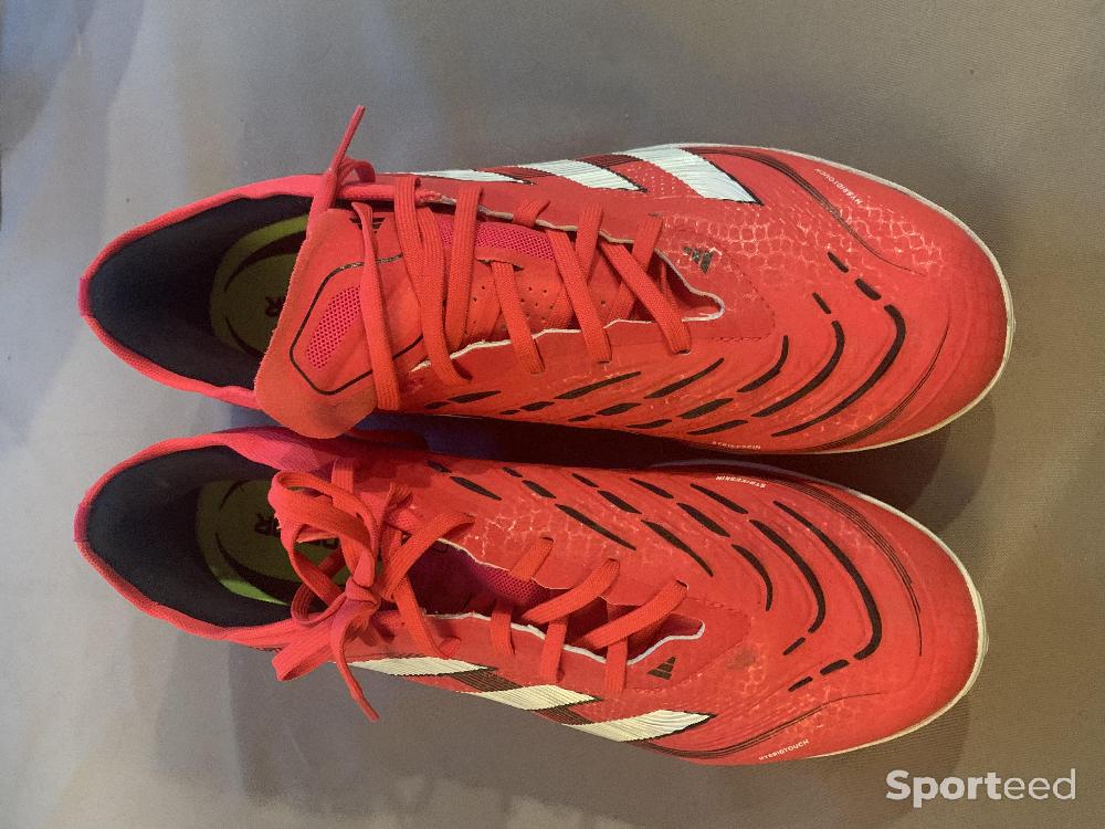 Football - ADIDAS PREDATOR PRO TF PURE VICTORY - LUCID RED/BLANC/NOIR - photo 4