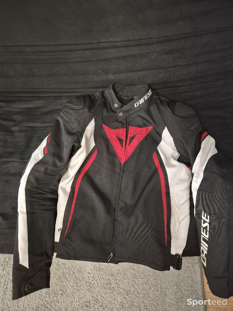 Moto route - Blouson Moto Dainese Avro D2 Tex Black - photo 2