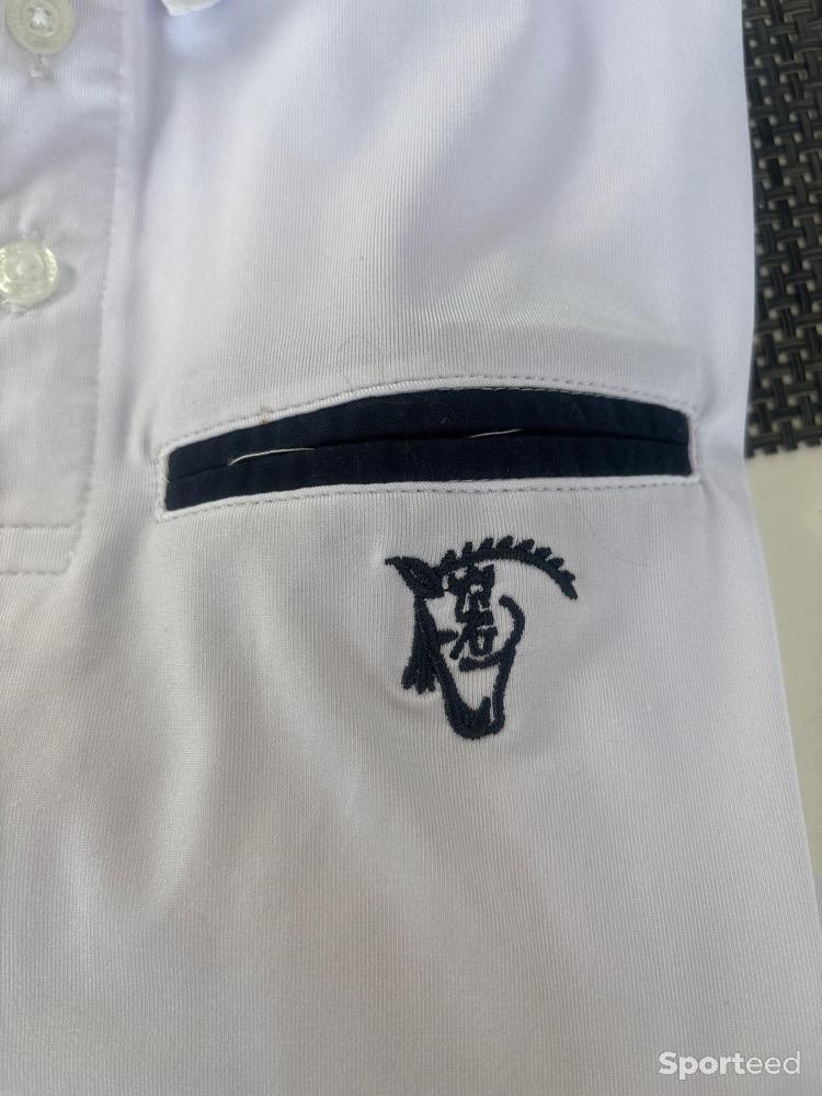 Equitation - Polo de concours equitation blanc la garrocha xs - photo 2