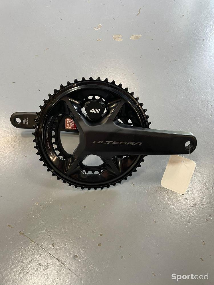Vélo route - NEUF ! Pédalier Shimano Ultegra R8100 165mm Capteur de puissance 4iiii - photo 1