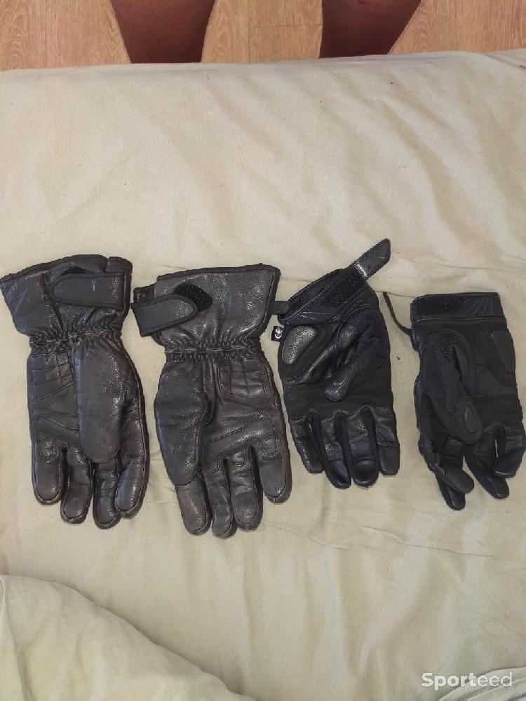 Moto route - casque de moto et gants  - photo 1