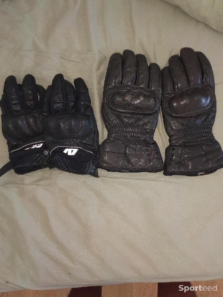 Moto route - casque de moto et gants  - photo 4