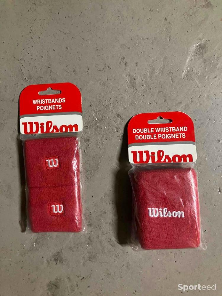 Tennis - Lots de 2 Paires Poignets WILSON - photo 1