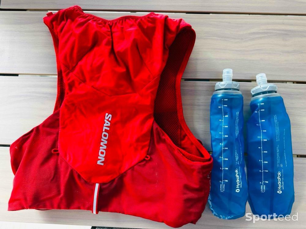 Course à pied trail - Gilet d’hydratation SALOMON trail Rouge - photo 1