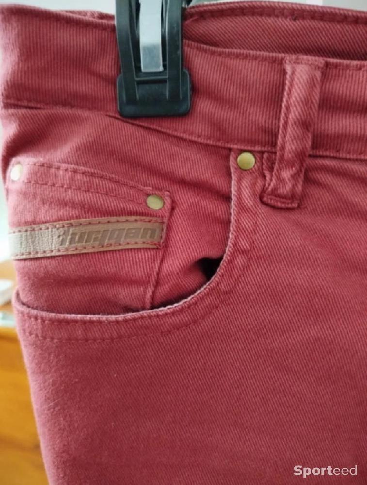 Moto route - Pantalon de moto femme furygan grenat - photo 4