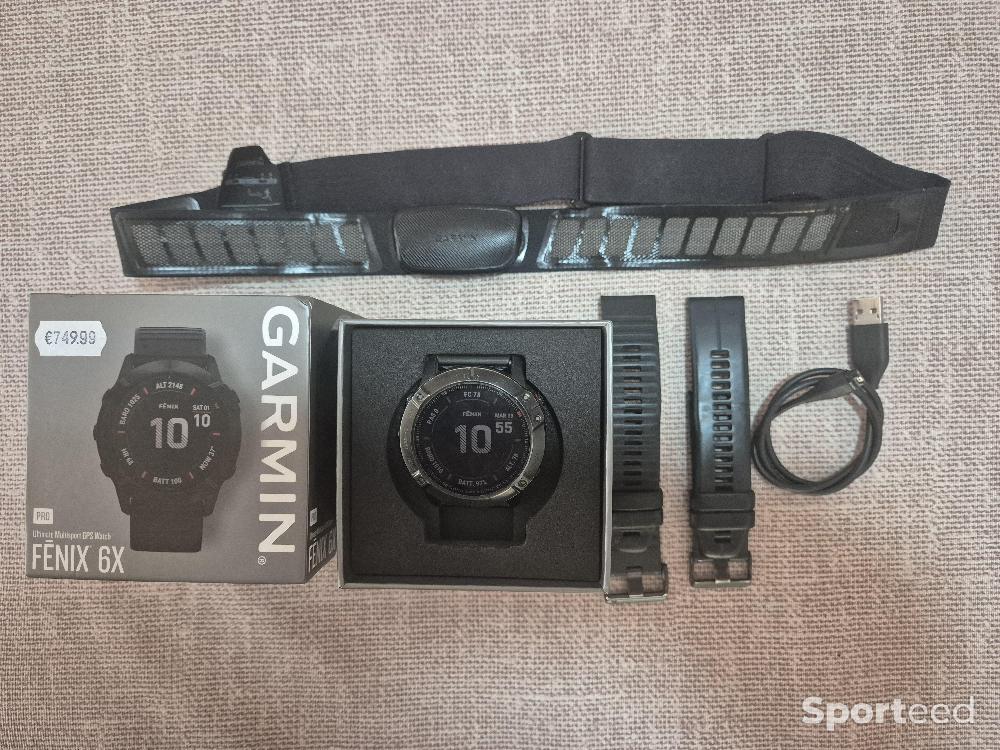 Accessoires électroniques - Montre Garmin 6x pro + ceinture garmin HRM dual - photo 1