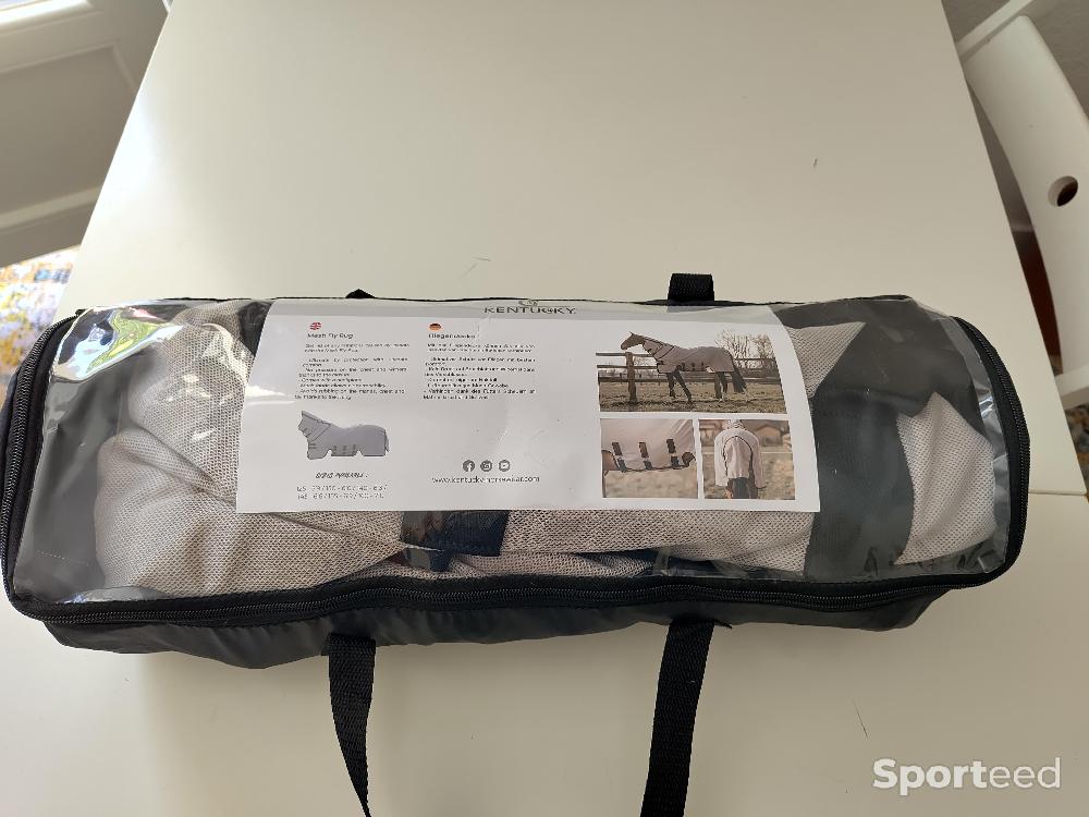 Equitation - Couverture anti mouche+ couvre cou Kentucky neuf 140cm - photo 2